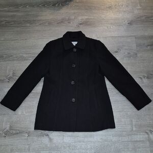Vintage Liz Claiborne Black Pea Coat